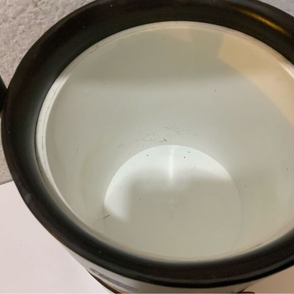 Vintage Kraftware Gucci Style Equestrian Faux Leather Buckle Ice Bucket Barware - Picture 6 of 9